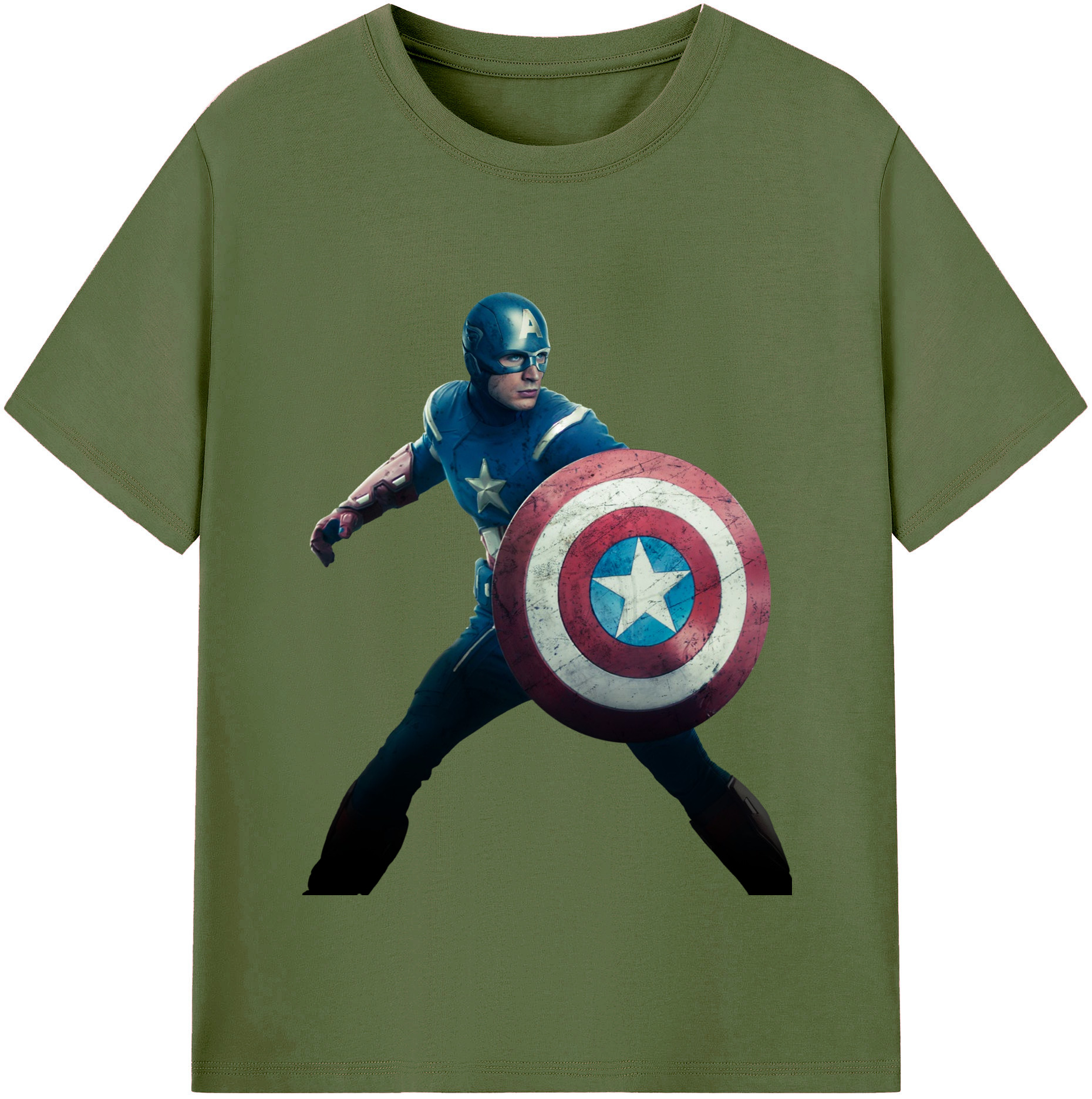 （画像用） アベンジャーズ The Avengers 綿100％半袖Tシャツ（フロントプリント）